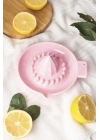 Akrilik Koyu Pembe Limon Sıkacağı Pratik Limon Sıkacağı