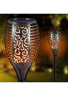 Alev Efektli Solar Bahçe Lambası (51 Cm)