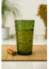 Allegra Koyu Yeşil 6’lı Bardak Seti 750 ml Akrilik Malzeme - Cam Değildir Kırılmaya Dayanıklı