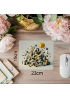 Altıgen Geometrik Kolaj Mousepad - 19x23 cm 2 mm Dikdörtgen İthal Baskılı Mouse Pad