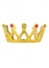 Altın Renk Çocuk Ve Yetişkin Uyumlu Kraliçe Tacı Prenses Tacı 8x25 Cm