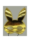 Altın Renk Tavşan Maskesi
