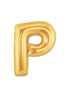 Altın Sarısı Folyo P Harfi Balon 1 Metre