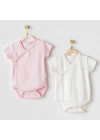 Andywawa AC25643 Cuddly Bunny Bear 2Li Zıbın Body Ekru Pembe