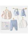 Andywawa AC25910 Newborn Set Dino 5Li Hastane Çıkışı Beige