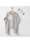 Andywawa AC26254 Baby Bow Bliss Tulum Takım Grey