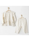 Andywawa AC26256 Baby Bow Bliss 2li Takım Ekru