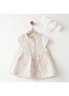 Andywawa AC26616 Lovely Day Elbise Takım Ekru
