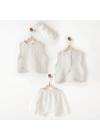 Andywawa AC26643 Baby Chic 3lü Takım Ekru