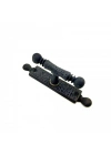 Antika Tarz Dekoratif Pirinç Misket Pencere Kolu - 165x32 Mm, Oksit