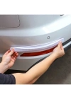Araba Tampon Koruyucu Karbon Desenli  Beyaz