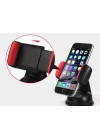 Araç İçi Torpido ve Cam Vakumlu Kısa Boy Telefon Tutucu