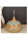 ® Aroma Difüzör Gece Işığı 7 Led DESENLİ Nemlendirici Kumandalı Buhar Makinesi 550 ml