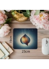 Asılı Yaprakta Işıltılı Damla Mousepad - 19x23 cm 2 mm Dikdörtgen İthal Baskılı Mouse Pad