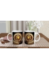 Aslan Burcu Baskılı Kahve Kupası - Zamanın Çarkları Astroloji Mekanizması Vs3