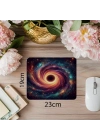 Astrofizik Temalı Spiral Mouse Pad - 19x23 cm 2 mm Dikdörtgen İthal Baskılı Mouse Pad