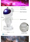 ® Astronot Bluetooth Hoparlör Bulutsusu Galax yAy Tavan Gökyüzü Projektör Zamanlayıcı Gece ası