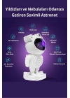 ® Astronot Bluetooth Hoparlör Bulutsusu Galax yAy Tavan Gökyüzü Projektör Zamanlayıcı Gece ası