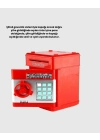 ATM Görünümlü Kırmızı Elektronik Şifreli Kumbara