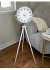 Aura Beyaz Tripod Ayaklı Saat