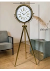 Aura Gold Tripod Ayaklı Dekoratif Saat