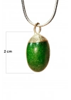 Aventurin Doğal Taşı Zincirli El Yapımı Kolye Uç: 2 cm Zincir: 20 cm Kutulu