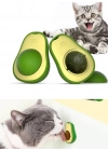 Avokado Şeklinde Catnipli Doğal Kedi Yalama Topu 6 Cm