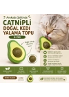 Avokado Şeklinde Catnipli Doğal Kedi Yalama Topu 6 Cm