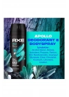 Axe Erkek Sprey Deodorant Apollo 48 Saat Etkileyici Koku Vücut Spreyi 150 ml