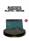 Aydınlatmalı Türkçe Q RGB Klavye Sessiz ve Dayanıklı Tuş Takımı