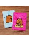 Ayıcık Motifli Peluş Kapaklı Defter