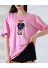Ayıcıklı oversize tişört