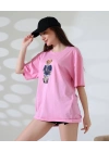 Ayıcıklı oversize tişört