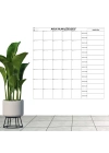 ®  Aylık Planlayıcı Manyetik Duvar Stickerı Takvim Plan Çizelgesi