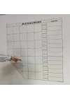 ®  Aylık Planlayıcı Manyetik Duvar Stickerı Takvim Plan Çizelgesi