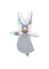 BabyJem Emzik Askılı Tavşan Uyku Arkadaşı 813 Gri