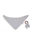 BabyJem Silikon Diş Kaşıyıcılı Müslin Önlük 736 Gri