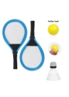 Badminton Seti ve Soft Tenis Topu - RKT-35 - Mavi