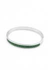 Baget Taşlı Bilezik - Yeşil