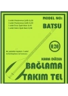 Bağlama Aksesuar Tam Takım Tel 0.20 Batsu