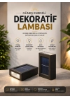 Bahçe Aydınlatması Solar Güneş Enerjili Dekoratik Led Işıklı Lamba