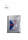 Bakkaliye Naylon Torba 5kg lık 30x52 cm 5 Paket (Takriben 550 Adet)