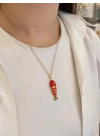 Balık Kolye - Kırmızı
