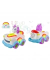 Baloncuk Çıkartan Uzaktan Kumandalı Unicorn Araba 3.7V.USB