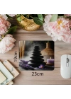 Bambu Arka Planlı Spa Mousepad Tasarımı - 19x23 cm 2 mm Dikdörtgen İthal Baskılı Mouse Pad
