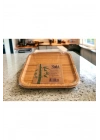 Bambu Kare Tabak 20 * 20 * 1.5 Cm Royaleks-KR2020