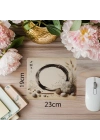 Bambu ve Taşlı Zen Sembolü Mouse Pad - 19x23 cm 2 mm Dikdörtgen İthal Baskılı Mouse Pad