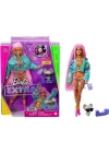 Barbie Extra Pembe Örgü Saçlı Bebek No:10 - GRN27-GXF09