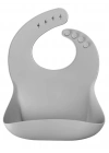 Basics Silikon Mama Önlüğü Powder Grey