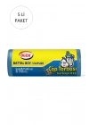 Battal Boy Çöp Torbası 75 x 90 cm 10 Lu Rulo x 5 Paket = 50 Adet (Mavi)